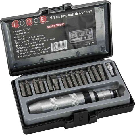 TOURNEVIS A FRAPPER PROFESSIONNEL - COFFRET TOURNEVIS A CHOC FORCE