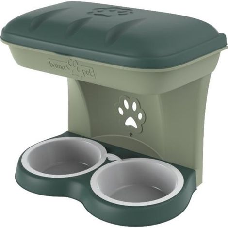 Gamelle pour chien Bama Pet 48x27x42 cm Verte (1/4)
