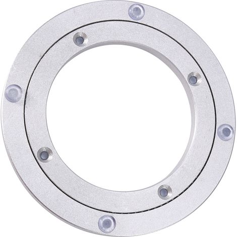 Drehteller aus hochbelastbarer Aluminiumlegierung mit drehbarer Lagerplatte für runde Esstische (1/5)