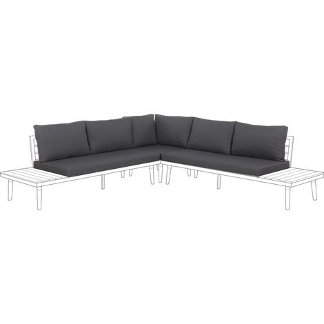 Set di copricuscini da giardino per divano grigio Corato (1/5)