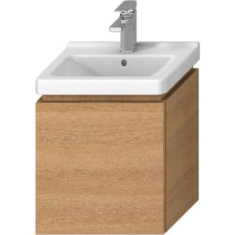 Jika Cubito - Mueble para lavabo 44x48 cm, 1 cajón, roble H40J4213015191 (1/4)