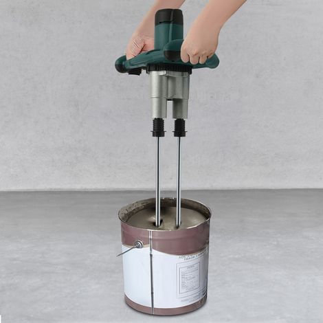 Profi Rührwerk Mörtelrührer 2800W GRW2800-2 Twin Doppel-Rührquirl (1/5)