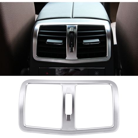 Moulure habillage sortie aération arrière climatiseur pour boîte à accoudoir Mercedes Benz Classe E W212 12-15 (1/5)