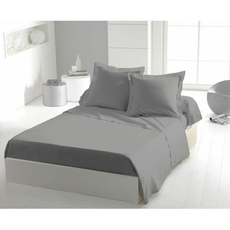 Home Linge Passion Bettlaken Hellgrau 240x300 cm
