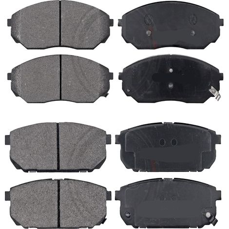 KIT PASTIGLIE FRENO ANTERIORI E POSTERIORI compatibile con KIA SPORTAGE (JE,KM) / PASTIGLIE FRENANTI AUTO OEM FDB1733 FDB4194,FDB4235 FDB4247 / SOSTITUZIONE DIRETTA / BASSA POLVERE / SILENZIOSO
