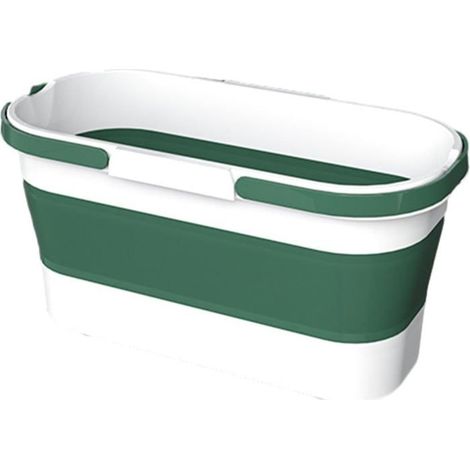 Seau pliable, seau à serpillère, seau de nettoyage portable, seau pliable cuboïde, pour la maison, les voyages (1/5)