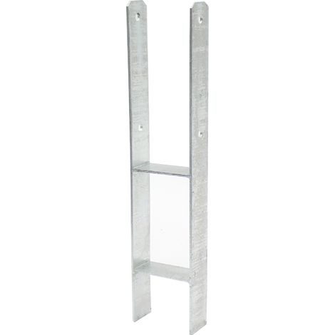 H-Pfostenhalter verzinkt für 14 x 14 cm Pfosten