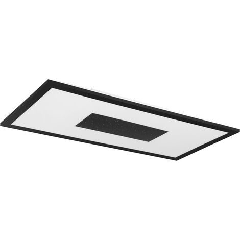 Luminaire plafonnier, panneau LED avec effet cristal, zones (1/5)
