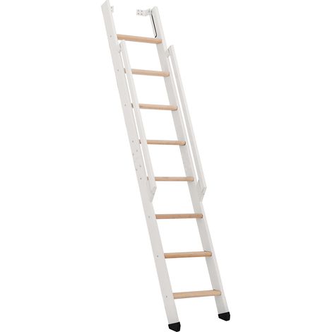 Minka Wangentreppe Strong 199cm max. Geschosshöhe Buche weiß