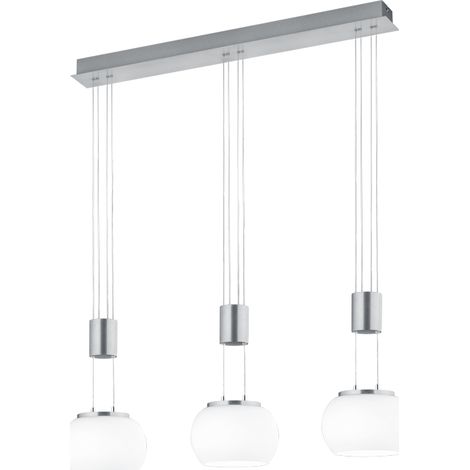 Lustre LED Madison 3 lumières argenté Trio 342010307 (1/3)