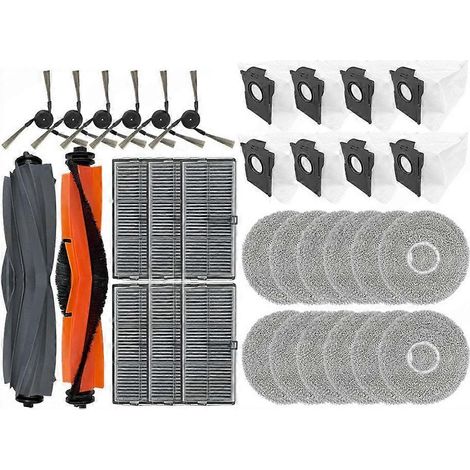 Accessoires pour aspirateurs Dreame L40 Ultra/X40/X40 Ultra/MOVA P10 Pro Ultra/S30 Pro Ultra : brosse principale, filtre et sac à poussière. (1/4)