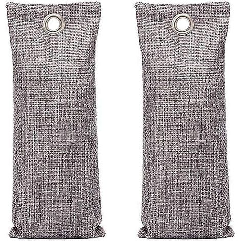 Sachet purificateur d'air au charbon de bambou (lot de 2) 50 g, désodorisant naturel (1/5)