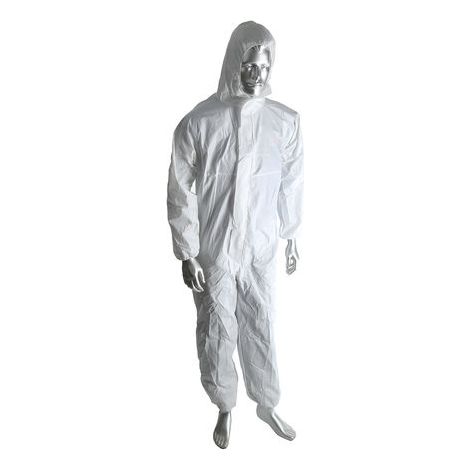 Combinaison de protection Jetable RS PRO avec capuche, Mixte, taille XL Blanc ( Prix pour 1 )