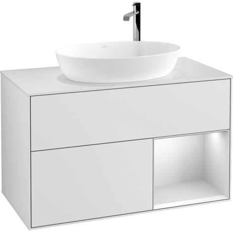 Villeroy & Boch F901MTMT Meuble sous lavabo Finion F90 (1/2)
