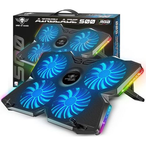 Réfrigérateur - SPIRIT OF GAMER - Airblade 1300 - 10-17 pouces - RGB - 13 ventilateurs LED (1/3)