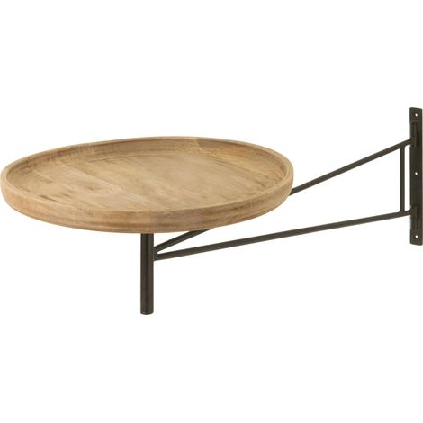 Table mobile Galena en Bois - Naturel, noir (1/5)