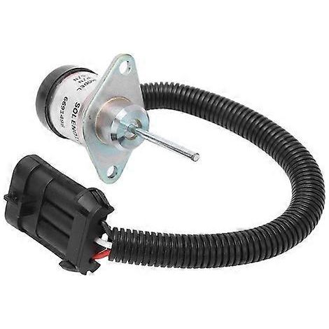 Électrovanne d'arrêt moteur diesel, vanne d'arrêt de pompe à carburant, outil de coupure de flamme 6691498 12 V CC pour Kubota 1G92560011 1503ES12A5UC4S (1/4)