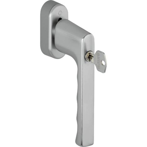 HOPPE® Fenstergriff abschließbar Hamburg 0700S/UD9020, mit Schrauben, Aluminium, 11712302 (1/5)