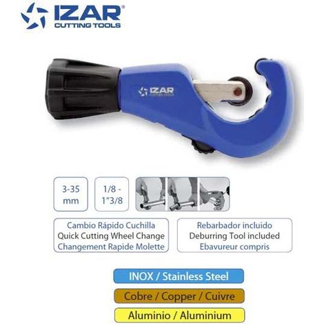 coupe tube Izar capacité 3 à 35 mm pour inox cuivre et aluminium