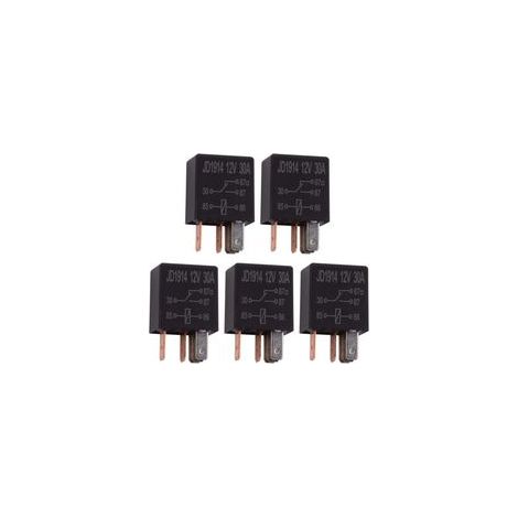 Stück 12V 30A 5-Pin SPDT Mehrzweckrelais, Hochleistungs-Standard 5-Pin 12VDC Relais, Kfz-Relais
