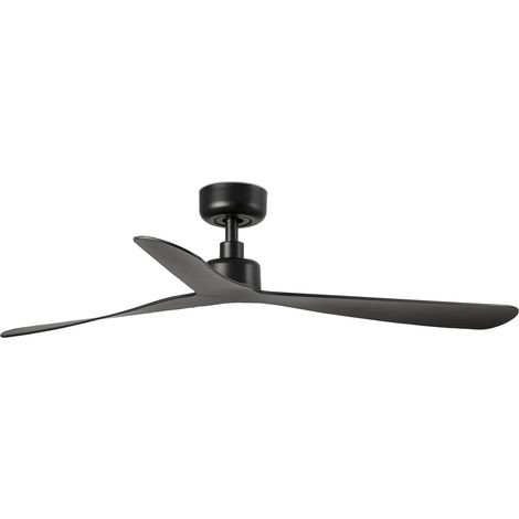 DC Ceiling Fan Rocker Black with Remote