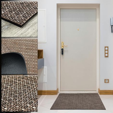 Tapis Vinyle 60 x 70 cm - Tapis extérieur - Tapis de Cuisine - Tapis Vinyle Cuisine - Tapis Salon - Tapis d'entrée (1/5)
