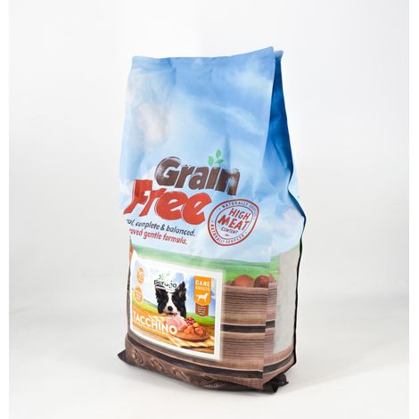CROCCHETTE PERAGA GRAIN FREE PER CANE ADULTO 2KG TACCHINO CIBO PER CANI