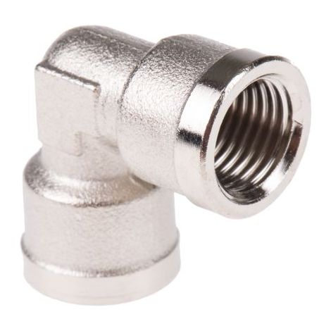 Raccord hydraulique coudé Legris, G 1/4 Femelle G 1/4 Femelle, 60 bars Bars ( Prix pour Paquet de 3 )