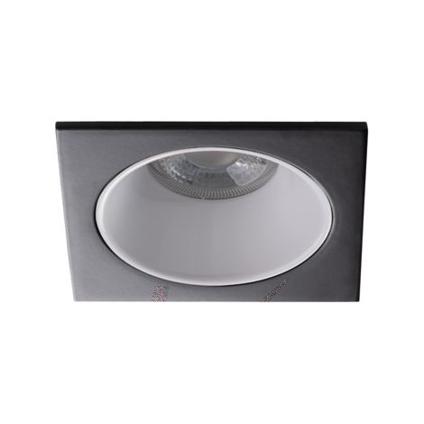 Supporto Spot incasso soffitto grigio scuro 10W MR16/PAR16 88x88mm GU10 /Gx5.3 (1/3)