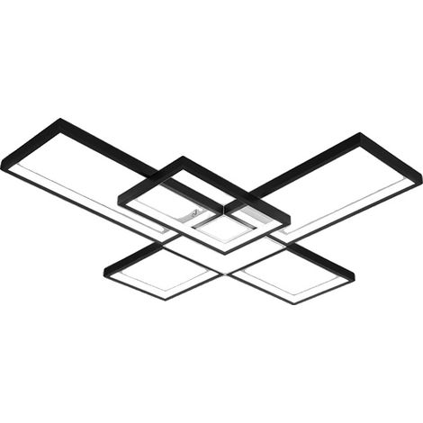 Lámpara de techo, brillo regulable, diseño moderno. (1/2)