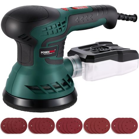Ponceuse Orbitale Excentrique 350 W, 6 Vitesses, 6000-13000 OPM (1/5)