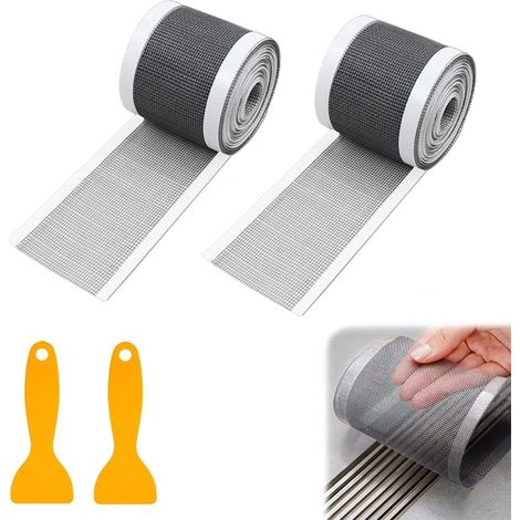 Stück Duschablauf-Siebaufkleber, Einweg-Bodenablaufaufkleber, 10 cm x 10 m [mit Schaber] (1/5)