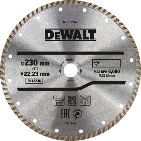 DeWALT - Diamanttrennscheibe für harte Materialien 230x22,2 mm DT3732