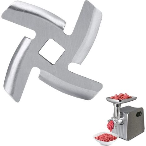 Fleischwolfmesser, Fleischwolfmesser, Edelstahlmesser, professioneller Kreuzmesser-Ersatz für Fleischwölfe. (1/4)