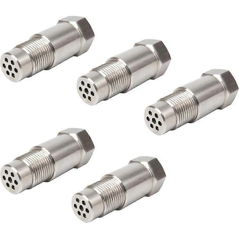 Lot de 5 capteurs d'oxygène en acier inoxydable avec mini-catalyseur et connecteur universel M18x1,5. (1/5)