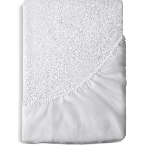 Protège-matelas 180x200 imperméable 1pc blanc pour protège-matelas 180 x 200 cm anti-acarien et antibactérien (1/5)