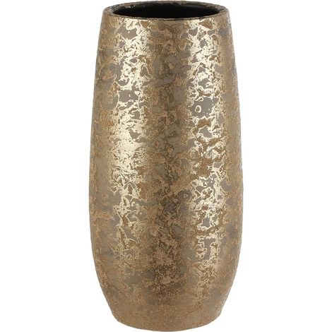 Mica Glasvase Clemente rund Ø 17,5 x H 35 cm gold Dekofigur (1/2)