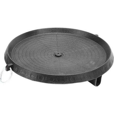 BBQ plate with oil hole design, easy to clean, heats evenly, wear-resistant, double-layer Korean barbecue for home and outdoor use (1/5)