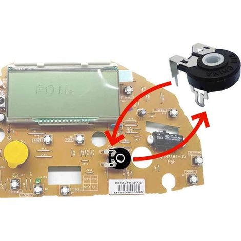POTENZIOMETRO DI RICAMBIO PER SCHEDA DI CONTROLLO BIMBY TM31 COMPATIBILE