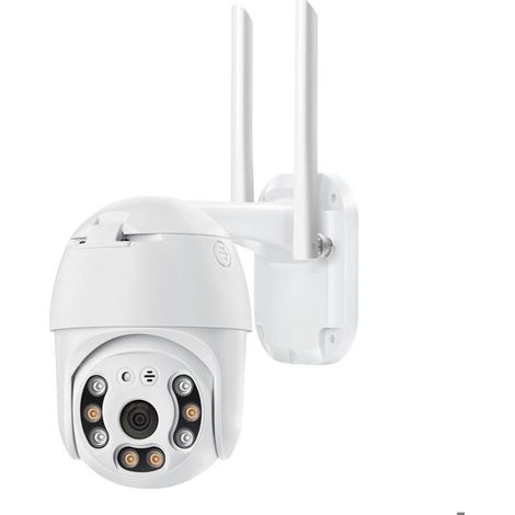 Caméra de Surveillance - MAX EXCELL - 5MP - Motorisée - Vision Nocturne LED - Wi-Fi Connectée (1/4)