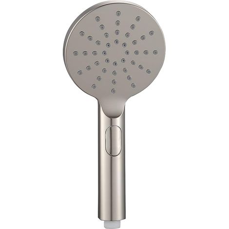 CCYKXA Round Bathroom Shower Head Brushed Nickel Gold Brass 3 Spray Mode (1/4)