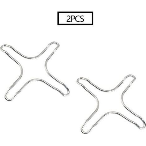 Support Wok, 2 Pièces Réducteurs de Gaz en Acier Inoxydable Gaziniere Support de Cuisinière en Acier Inoxydable Support (1/4)