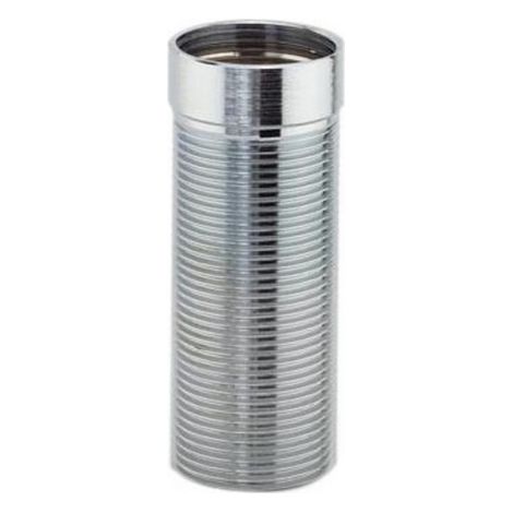 Rallonge pour bonde a' clipser Albertoni male-femelle 1"1/4 x H 90 mm chrome'e accessoires pie'ce de rechange siphon de vidange