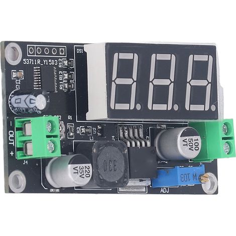 DC/DC-Abwärtswandler mit digitaler grüner Anzeige, einstellbarem Spannungsreduzierungsmodul, 4,5–40 V Eingang, 3–37 V Ausgang (1/5)