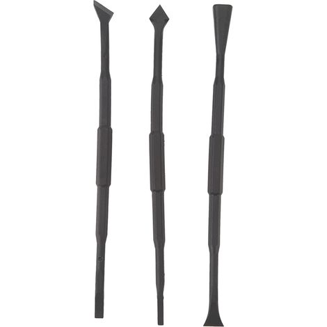 Lot de 3 Raclettes Plastique Voiture Universel ABS Souple Anti-Rayures Compact pour Nettoyage et Retrait Adhésif (1/5)