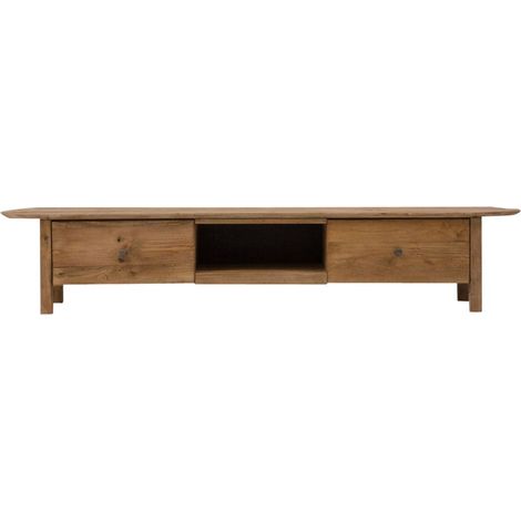 Made In Meubles – Meuble TV en bois recyclé 185 cm – Aspect naturel et convivial – Stabilité et robustesse – Entretien facile avec chiffon sec (1/5)