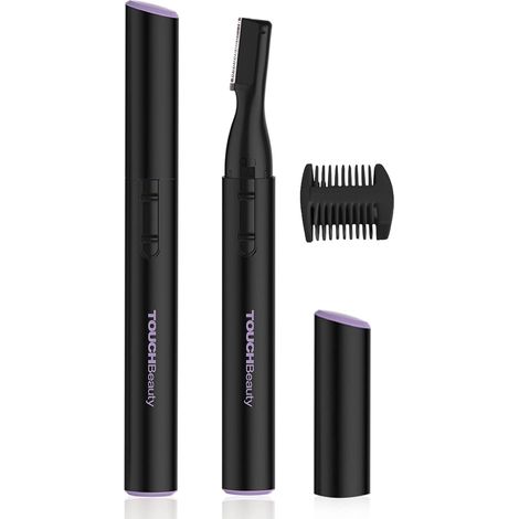 Women's Portable Electric Shaver Trimmer for Eyebrows, Face, Body and Bikini (Black) (1/5)
