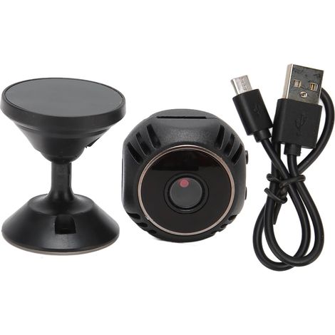Mini-1080P-WLAN-Überwachungskamera mit Nachtsicht, Bewegungserkennung und Magnet für Fernüberwachung