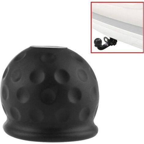 Capuchon de protection d'attelage de remorque pour boules d'attelage, adaptateur de remorque à 7 trous, adapté à la boule d'attelage standard de 50 mm (1/5)