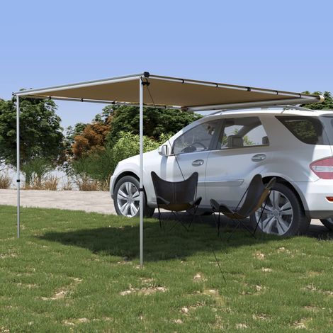 Tendalino per Camper e Roulotte 2,4x3x2,15 m Beige (1/5)